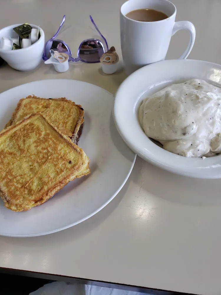 French Toast and Biscuit and Gravy Separate Meals