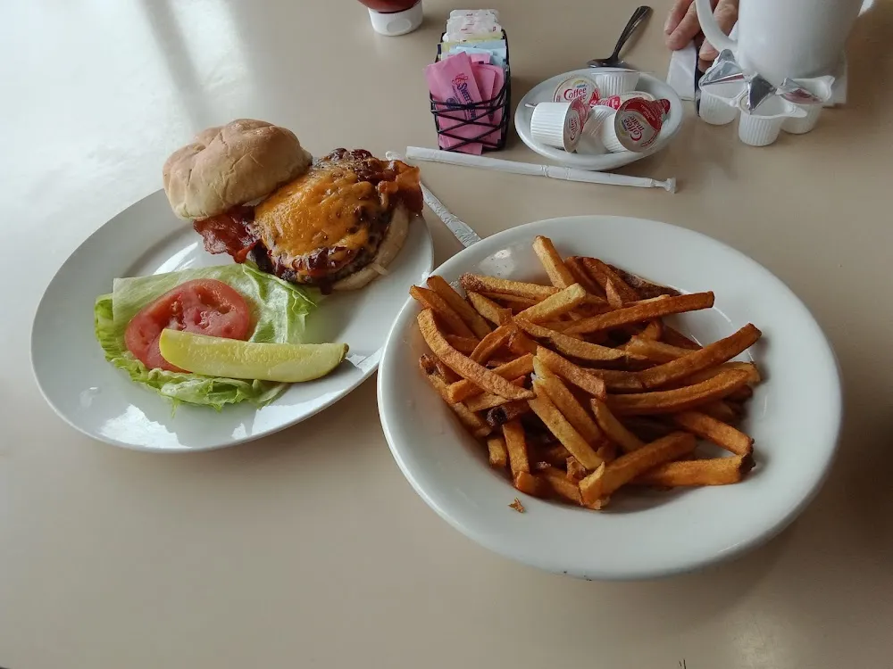 Texas Burger with Fries